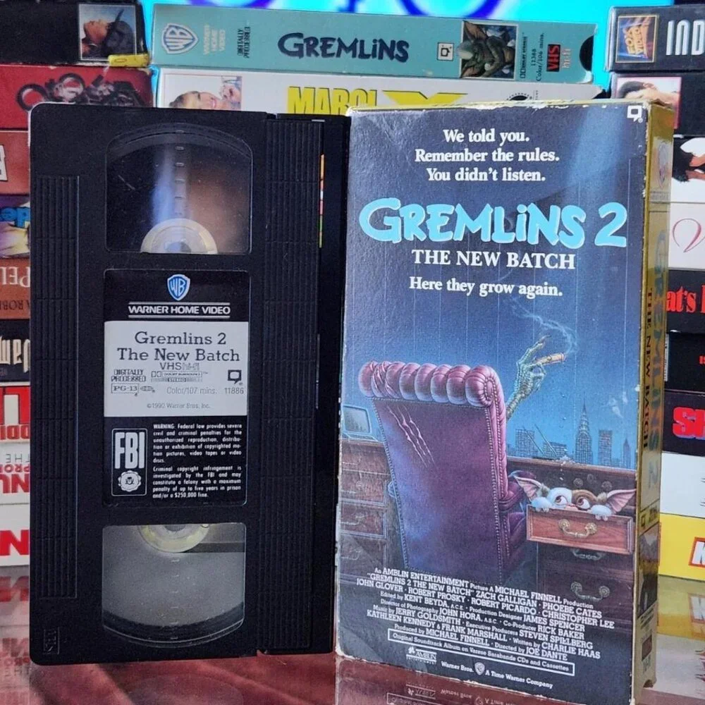 Gremlins 2: The New Batch - 1990 - VHS tape